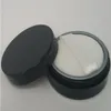 20ML 20G Black Sifter Jar Empty Loose Powder Pot Puff Container With Screw Lid Powder Puff Jar Case Box Compact Xgshw