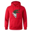 Mannen schattige dieren heer krokodil print hoodies vintage sport fleece lange mouw pullover sweatshirt merk dames top kleding