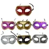 Partymasken Halloween Maske Männer Frauen Gold Brime Halbgesicht Weihnachten Maskerade Ball Bauta Eyemask einfache Design Drop Lieferung Home Gar Dhl7v