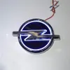 Auto -styling 13 cm 10 cm witblauw rood 5d achterste badge lamp embleem logo led light sticker lamp voor opel vectra corsa insignia221w