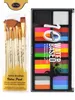 Body Paint Gesichtsmalerei Kinder Flash Tattoo Halloween Party Make -up Kleid Schönheit Farbe Palette mit Pinsel Kit Gesicht Make -up 230815