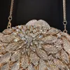 Borse da sera Whtuoheng White Diamond Clutch Borshes 10 Colori Borse Gold Crystal Gold Crystal Sorte Weerre Wedding Party Bag 230815