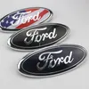 FIT For Ford Logo 9 Inch Front Hood Bonnet Emblem Badge and Rear Trunk Sticker F150 F250 Explorer auto Logo281j