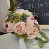 Hochzeitsblumen Braut Bouquet Romantische künstliche bruidsboeket für Bräute Seidenblume Mädchen