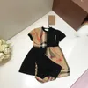 Designer Baby Bodyuit Fashion Kidsuits Suitsuits Children Rompers taglia 59-120 cm 2 pezzi Abito a manicotto rotondo e biancheria intima luglio07