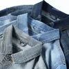 Giacche da uomo Spring Mens Casual Cotton Giacca di denim Classic Fashion Fashion Slim Washed Blue Jeans Coat Brand Brand Brand 230815