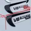 2pcs vender fender trimp relectly logo v8 biturbo 4Matic for Mercedes Benz AMG V8 C200