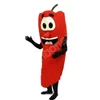 New Adult Cute Chili Mascot Costume Walking Halloween Suit Large Event Costume Suit Party dress Apparel Carnival costume