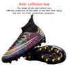 Men's Child's Dress Boots Sports High-top Soccer Shoes FG/TF Grass Anti-Slip Training Cleats Football Futsal Sneaker Foo 97e4