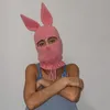 Beanie/Skull Caps Girl Cute Rabbit Ear Hat Hand Sticked Cat Ears Devil Horn Tie Hat Holiday Party Roll Spela rolig cosplay Klä upp 230815