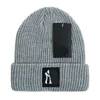 Hot Winter Ny Beanie Hat Men Cap Cap Hats Hats Snapback Bawełna czaszka unisex kaszmirowa patchworka duży koń luksusowe czapki mody na świeżym powietrzu H5-8.16