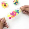 Dekompressionsleksak 3st Clear Stress Balls Colorful Ball Autism Mood Squeeze Relief Healthy Toy Funny Gadget Vent Toy Children Gift 230816