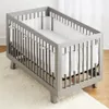 Rails Bed 2pcs/Set Summer Baishble Baby Crib Bezpieczeństwo Bezpieczeństwo Bezpieczeństwo Zabranie Bed Bałka Borda Zestaw pościeli