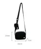 Ll açık çanta pu iki parçalı set çıkarılabilir spor omuz crossbody çanta çok fonksiyonlu çanta mobil cüzdan fitness yoga çantası