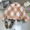 Designer Kids Jacke Multi-Farb-Check-Muster Design Baby Kleidung Größe 100-160 cm Tiermuster Druckkind Juli 100