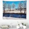 Tapestries Forest Congsen huishouden Tapestry eenvoudige meubels achtergrond foto hangende muurdoek kleur r230816