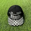 RH 23SS Cap platt grim svart baseball cap casual broderad bomullshatt herr sommar