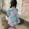 Set di abbigliamento Nuovi set di abbigliamento per ragazze estive Dolce camicia casual a fiori e pantaloncini Moda per bambini Abiti per bambini Vestiti per ragazze