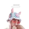 Beanie/Skull Caps Girls Knit Beanie Hat Easter Po Prop Sweet Horn Hat Costume Y2K-Style Fairy Bucket Hat Easter Horn Decorations 230815