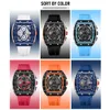 Relógios de pulso Curren Top Brand Men's Watches de luxo Quartz Wristwatch Relógio de cronógrafo luminoso à prova d'água para homens Data Relógio 230815