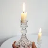 Candele trasparenti Candele Affermazione Candestick Holder Set Tealight Candle Holder per tavolo Centrotavola per arredamento per matrimoni Cining Party Festival Dec Tbxj