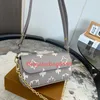 2023 Lady bakkenontwerper schoudertassen handtassen voor vrouwen mode lederen messenger tas diamanten rooster kruis lichaam grote capaciteit boodschappentas metalen ketting