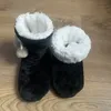 Gai chinelos mulheres casa chinelo botas inverno quente interior bola de pele contton pelúcia antiderrapante aperto sola grossa fofo feminino sapatos senhoras 230816 gai