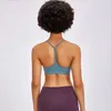 Yoga Outfit Vest Sports Y-type Underwear Fitness Running Gathered -Proof Bar Beautiful Strap Chest Pad Backless Style