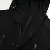 メンズジャケットの首謀者フード付きコート2023ファッショントレンドMMJ刺繍スカルチャージスーツツール機能屋外防水機能