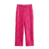 Pantalones de dos piezas para mujeres 2 blazers elegantes ambientados rosa ropa de lujo de lujo a la oficina de sastrería de trajes de ropa para mujeres