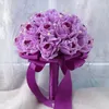 Wedding Flowers 2023 Bridal Bouquet Artificial Roses Fake Home Decoration Emulation Brides Holding Pearl