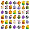 Halloween Rubber Ducks Bath Bath Toys Supplies Faculdades Crianças Banho de banho Float Float