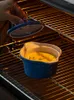 Tazones tazón para hornear nórdico con tapa binaural huevo huevo humeante horno microondas freidora de aire arroz