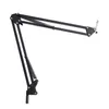 Flash Brackets Extendable Recording Microphone Holder Suspension Boom Scissor Arm Stand with Mic Clip Table Mounting Clamp 230816