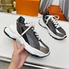 Top Fashion Designer Shoes Women Casual shoes Run 55 Genuine leather Rubber sole Printing Mesh low sneakers Fashion outdoor Round toe non-slip Platform sport shoes