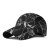 Ball Caps Fashion Print Baseball Cap Lightweight Dad Hat Breathable Sports Strapback Outdoor Sun Unisex Visors