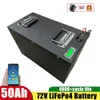 Paquete de batería LiFePO4 de 5000W 72 voltios 72V 50AH 60AH Litio de litio Batería Ebike Scooter Battery Battery+ 10 A Cargador