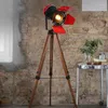 Floor Lamps Nordic Designer Vintage Lamp Pography Studio Wood E27 Bulb Angle Adjustable Villa Film Props Decor Light Fixture