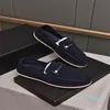 Designer shoes leather casual bean shoes a foot driving summer fashion breathable men's trainers for mens