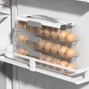 Бутылки для хранения творческие автоматические проездные тип прочный складываемые пластиковые кухонные аксессуары яичные яичные яичные яичные яичные яичные яйца домохозяйство