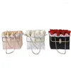 Bozzo regalo Arrivo Flower Packaging Box Florist Florist Fit for Birthday Feste Wedding Bouquet Dincet Decoration Borse