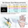Vijf vingers handschoenen copozz mannen vrouwen 3 vinger touchscreen ski waterdichte winter warm snowboard motorfiets rijden sneeuwscooter 230816