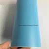 Baby blue Matte Vinyl wrap Film For Vehicle Car wrap light sky blue matt Car Wrap Film with air release 1 52x30m Roll301N