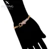 Charmarmband xuping smycken ankomst djurformade mode vintage armband med syntetiska kubiska zirkoniumor för kvinnor gåva x0005768 230816
