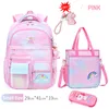 Rucksäcke Kinder Bookbag School Rucksäcke für Mädchen süße Buchtasche Set Girl Kid Schüler Grundschule Kinderschule Schultaschen 230816