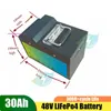 Bateria fosforanowa litowo-żelaza 30AH LifePo4 z baterią BMS DIY 48V Wbudowana ładowarka BMS +