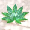 Decorative Flowers 1Pcs 43x35cm&32x27cm Artificial Leaves Simulation Leaf For Hawaiian Party Jungle Beach Theme Decorations Supplies