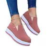 Dress Shoes 2022 New Fashion Women's Casual Shoes Solid Color Women Thick Bottom Sneaker Women's Platform Basketball Outdoor SportsL0816