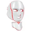 FACE MASSAGERS MASCA DE LED DIREITO 7 Cores Aparelho de máscara Micro Electric Pon rejuvenescimento Máscara de LED do pescoço 230815