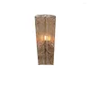 Lâmpadas de parede American vintage American Vintage Sala de estar de vidro de cobre de jantar Hallway Villa Bedroom Bedroom Art Decoration Lights